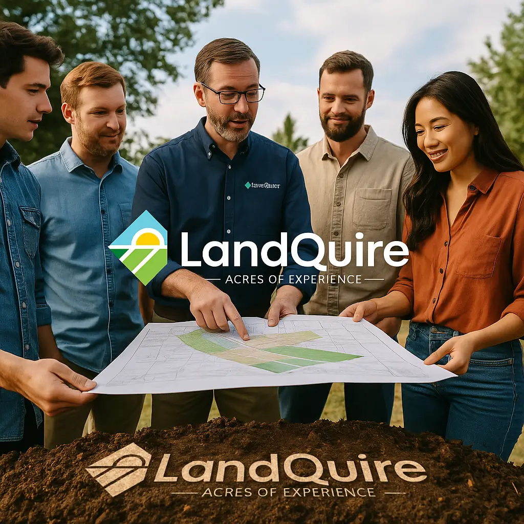 Acheter terrain USA groupe avec LandQuire – réunion d’investisseurs autour d’un plan foncier