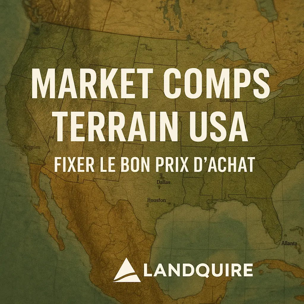market comps terrain USA – fixer le bon prix d’achat