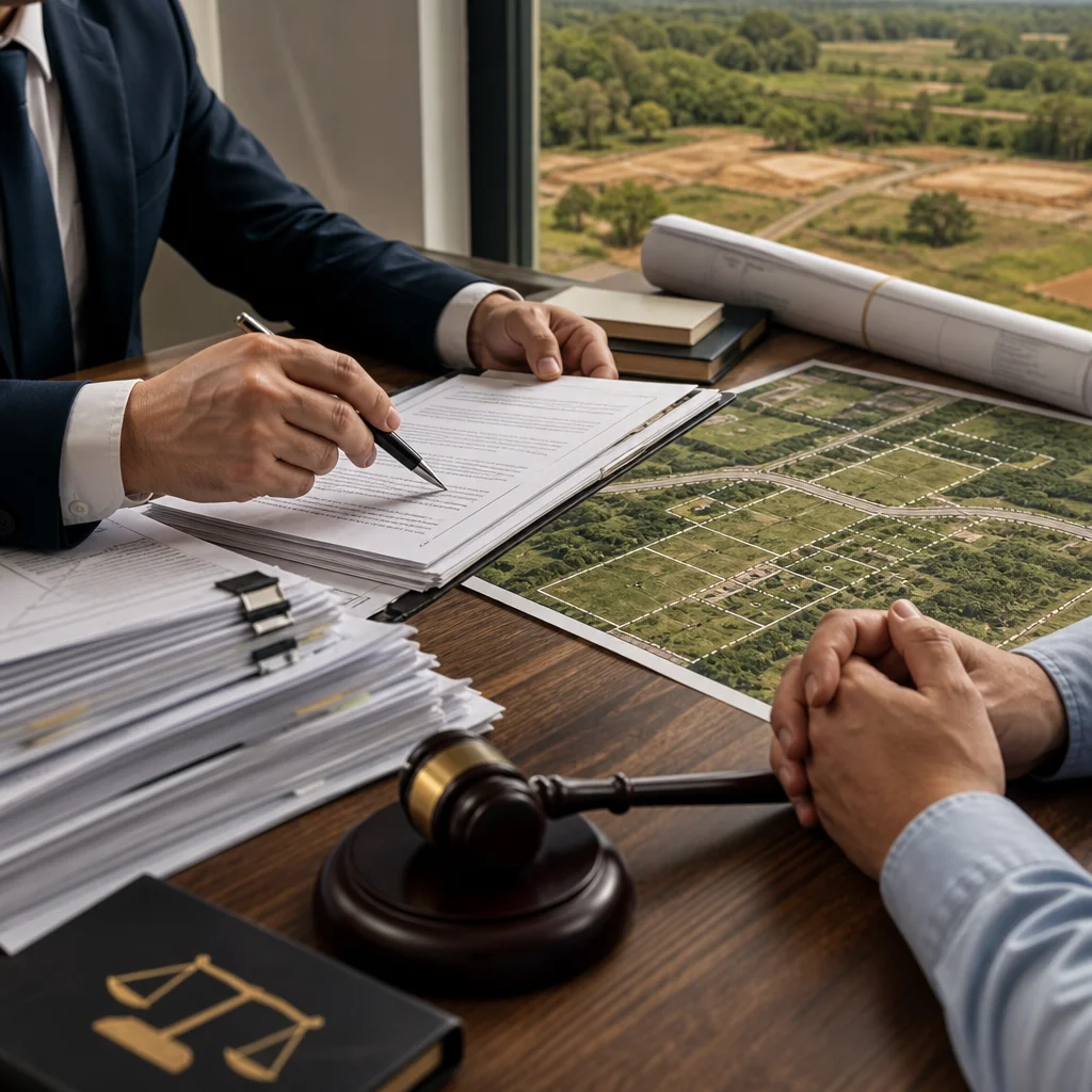 Documentos legales para invertir en un terreno en Estados Unidos