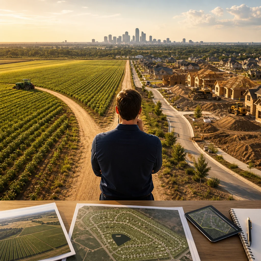 Inversor entre terrenos agrícolas y desarrollo urbano