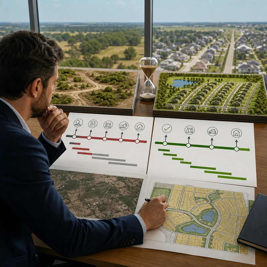 Calendario y liquidez de un proyecto de preurbanización