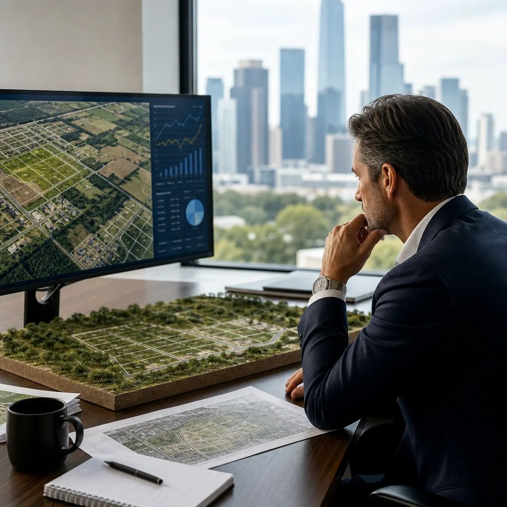 Inversor HNWI que compara plataformas de inversión inmobiliaria