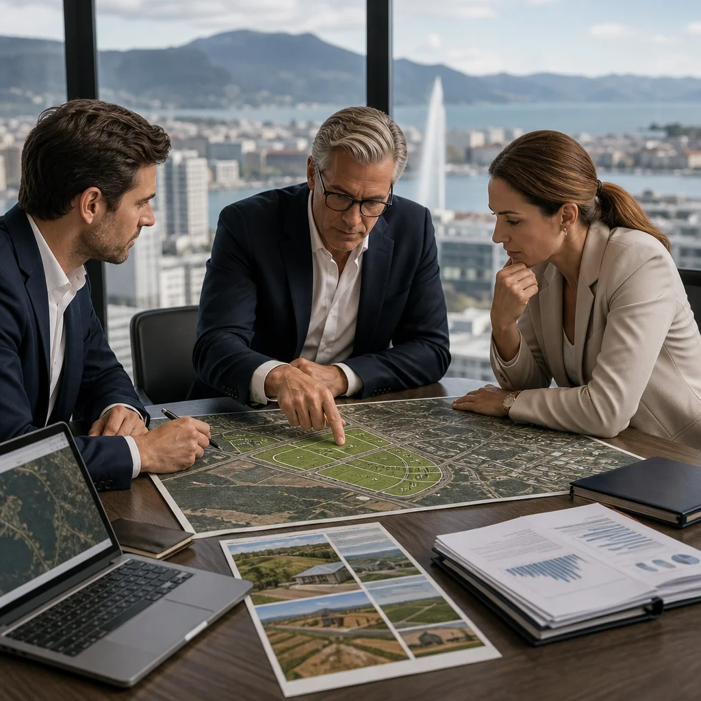 Reunión de una «family office» en torno a proyectos inmobiliarios